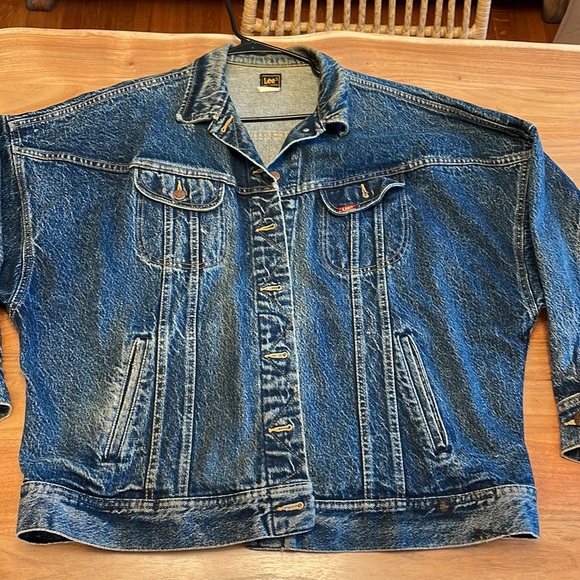 BEATLES painted folk art Jean jacket- Large - Picture 4 of 14